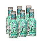 Arizona Original Green Tea with Honey, 6 x 500ml PET Bottles, Delicious Iced Tea Drink, No Artificial Flavours, No Artificial Preservatives