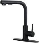 HOTTIST Black Kitchen Faucet with P