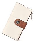 BOSTANTEN Womens Leather Wallets RFID Blocking Large Capacity Trifold Card Holder Ladies Phone Clutch