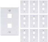 VCE 2 Port Keystone Wall Plate UL L