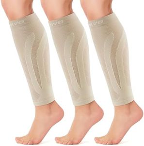 CAMBIVO Calf Compression Sleeves for Men & Women, Sports Compression Leg Sleeves for Shin Splints & Running Recovery