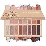 Best Pro Eyeshadow Palette Makeup - Matte + Shimmer 16 Colors - Highly Pigmented - Professional Nudes Warm Natural Bronze Neutral Smoky Cosmetic Eye Shadows - Lamora Exposed