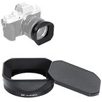 JJC Metal Square Lens Hood with a Hood Cap for Fujifilm XF 35mm F1.4 R on Fuji X-T5 X-T4 X-T3 X-T2 X-T1 X-T30 II X-T20 X-T10 X-T200 X-T100 X-S10 X-Pro3 X-Pro2 X-Pro1 X-E4 X-E3 X-E2 X-E1 X-H2S X-H2