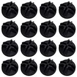 Wire Cube Connectors, 30 Pcs Cube Storage Plastic Connector Clasp Clip for Modular Shelves and Storage Boxes (Black)