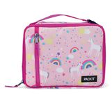 PackIt Freezable Classic Lunch Box, Unicorn Sky Pink