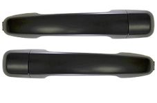 PT Auto Warehouse TO-3720P-RP - Exterior Outer Outside Door Handle, Primed Black - Rear Left/Right, Pair