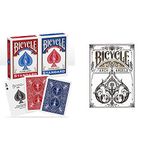 Bicycle® Standard index Playing Cards, 2 Decks, Red & Blue, Air Cushion Finish & Archangels Playing Cards - 1 x Showstopper Card Deck, Easy To Shuffle & Durable, Great Gift For Card Collectors