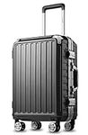 LUGGEX Carry On Luggage with Alumin