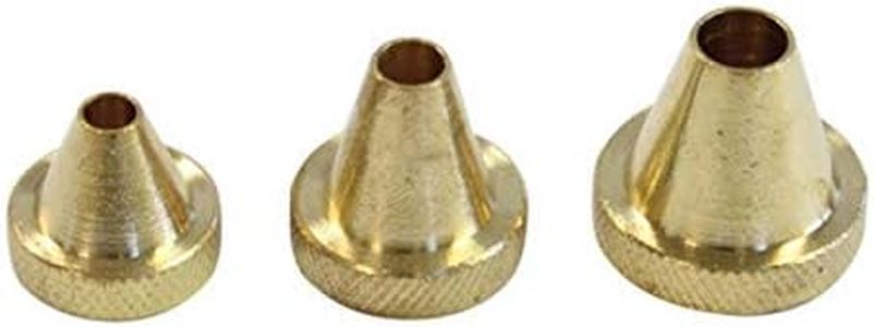 Birchwood Casey Muzzle Guards | Durable Brass Versatile Compact Gun Maintenance Cleaning Crown Protective Tool| Fits .17 to .30 Caliber | Set of 3