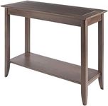 Winsome Wood Santino Console Table, 30 H, Oyster Gray