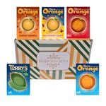 Chocolate Orange Gift Bundle - 1x Terrys Chocolate Mint, 1x Chocolate Orange Milk, 1x Dark Ball, 1x Toffee Crunch and 1x Terry's Chocolate Orange Exploding Candy with Korpas Gifts Box