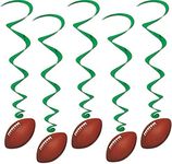 Beistle Football Whirls 5 Count