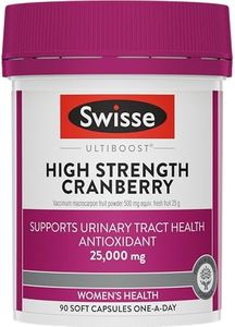 Swisse Ultiboost High Strength Cranberry - Supports Urinary Tract Health - 90 Capsules