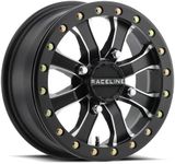 Raceline Wheels A71MB BL MAMBA UTV/ATV Wheel Black Machined Finish 15x6" 4x137", 40 mm offset/(5.07"B/S)