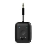 MEE audio Connect Air in-Flight Bluetooth Wireless Transmitter Adapter for up to 2 AirPods/Other Headphones; Works with All 3.5mm Aux Jacks on Airplanes, Gym Equipment, Gaming Consoles (AF-CA1-BK)