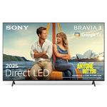Sony BRAVIA 3 – Direct LED | X-Balanced Speaker | Dolby Vision/Atmos | IMAX Enhanced | Google TV (2025) | Google Cast | Apple AirPlay 2| Eco Dashboard 2 | Game Menu 2 – 85-inch