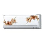 Wall Attraction Abstract Floral AC Sticker for Home air Conditioner Art Size - Standard