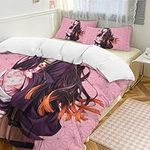 opjxoki 3-Pcs Anime Bedding Set 1 Q