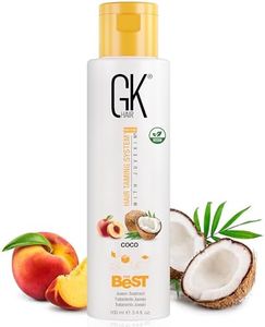 GK HAIR Global Keratin The Best Smoothing Keratin Hair Treatment - Professional Brazilian Complex Blowout Straightening For Silky Smooth & Frizz Free Hair - (THE BEST COCO 3.4 fl.oz/100ml)