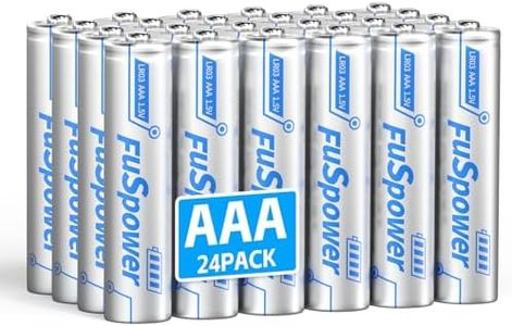 Triple AAA Batteries 24 Count, 1200mAh AAA Batteries 1.5 Volt Long Lasting LR03 Alkaline Battery 10 Years Shelf Life