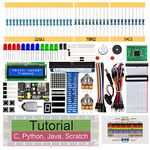 Freenove Super Starter Kit for Raspberry Pi 5 4 B 3 B+ 400, 407-Page Detailed Tutorial, Python C Java Scratch Code, 164 Items, 73 Projects