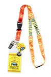 Bioworld Friday The 13th Camp Crystal Lake Counselor Lanyard Clear ID Badge Holder