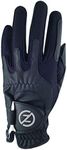 Zero Friction Golf Glove, Left Hand, One Size, Black