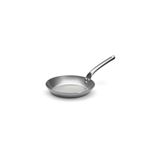 De Buyer 5130.24 Carbone Plus Round Frying Pan with Stainless Steel Cold Handle, 24 cm Diameter