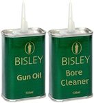 Bisley GUN OIL & BORE CLEANER Scrubber Solvent Rifle/Shotgun Cleaning Gun Kit