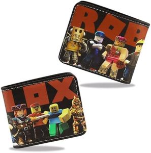 Portafoglio Pieghevole Bambino, Ro-blox portafogli Animati bambino, portamonete per ragazzi, per bambini, feste di compleanno, regali di Natale
