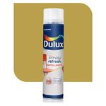 Dulux Simply Refresh Spray Paint | DIY, Quick Drying with Gloss finish for Metal, Wood, and Walls - 400ML (Gold)