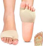 SWOPPLY Foot Sleeves Metatarsal Metatarsal Sleeve Pads Ball of Foot Cushions Support Pain Relief Protection Feet Care Foot Pads Hallux Valgus Support Bunion Corrector Toe Sleeve