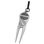 VGEBY1 Divot Repair Tool, Portable Golf Putting Fork with Golf Ball Marker Great for Golfer(GOLF)