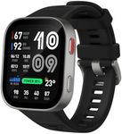 Amazfit Bip Max 50mm Smartwatch, 2.07" AMOLED Display, 20 Days of Battery, GPS, 4GB Storage, Offline Maps, Fitness Tracker, Hybrid Training, 150+ Sports, HYROX Mode, 5 ATM for Android & iPhone, Silver