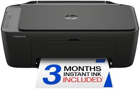 HP DeskJet 2955 Wireless All-in-One Color Inkjet Printer, Scanner, Copier, Best-for-Home, 3 Month Trial of Instant Ink Included, AI-Capable (A24HJA)