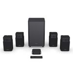 Hisense HT SATURN, 4.1.2 CH home theatre sound system, wireless satellite speakers, Tuned by Devialet, 720 W max audio power, Hi-Concerto, Dolby Atmos, DTS:X, Room fitting tuning, EzPlay 3.0