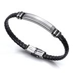 Viceroy Men's Fashion Bangle Bracelet 21.5 cm – Stainless Steel 6300P01010