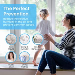 Pro Breeze 500ml Compact Dehumidifier – Portable Moisture Absorber