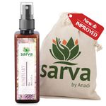 SARVA by Anadi Rosemary Water Spray For Hair Growth | Hydrosol Hair Mist Spray | Reduces Scalp Itching, Breakage, Strengthens Hair | Helps Reduce Hairfall | Men & Women | 100 ML