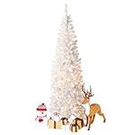 VEIKOU 8FT White Christmas Tree Pre
