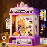 CWLAKON Claw Machine for Kids, Candy Grabber Machine, Mini Vending Machine, Sweet Dispenser Grab Machine Arcade Games for Girls Boys Christmas Birthday Gift