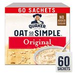 Quaker Oats So Simple Original Microwaveable 27g Sachets X 60 (Packaging May Vary)