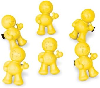 Little Joe 96402-6PK Vanilla Scent, Car Air Freshener, Clips to A/C Air Vent, Alcohol-Free Fragrance Oil, Non-Hazardous and Non-Toxic Plastic, Set of 6