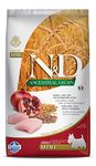 FARMINA PET FOODS N&D Ancestral Grain Dry Dog Food, Adult Mini Breed, 2.5-kg, Chicken and Pomegranate (Pack of 1)