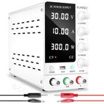 DHRUVPRO KUAIQU SPS-C3010 30V/10A 300W Black Variable Laboratory Switching DC Regulated Power Supply with USB Interface