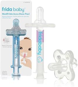 Frida Baby Medicine Pacifier, Medi Frida Baby Medicine Syringe & Accu-Dose Pacifier, Baby Medicine Dispenser for Mess & Fuss Free Use