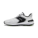 PUMA GOLF Men's Ignite Innovate Sneaker, Feather Gray-Puma Black, 9 Wide