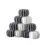 SURITO pack of 10 laundary reusable scrubbing balls for washing machines tangle free balls for washing clothes (MIX (BLACK AND WHITE))