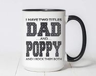 Personalized Coffee Mug, Father's Day Gift, Dad Gift, Father's Day Mug, Grandpa Mug, Poppy Mug, 11oz White Gift Idea for Father's Day