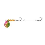 Lindy Colorado Blade Crawler Harness Spinner Fishing Lure with Holographic Blades and Hand-Selected Bead Patterns, Perch, 3 Colorado Blade (LSR409)